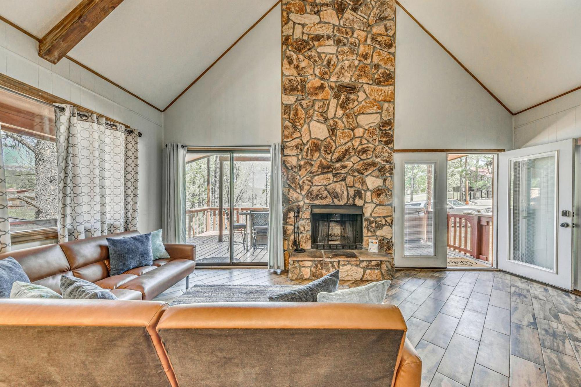 Ruidoso Family Cabin, Short Walk To Downtown! Esterno foto