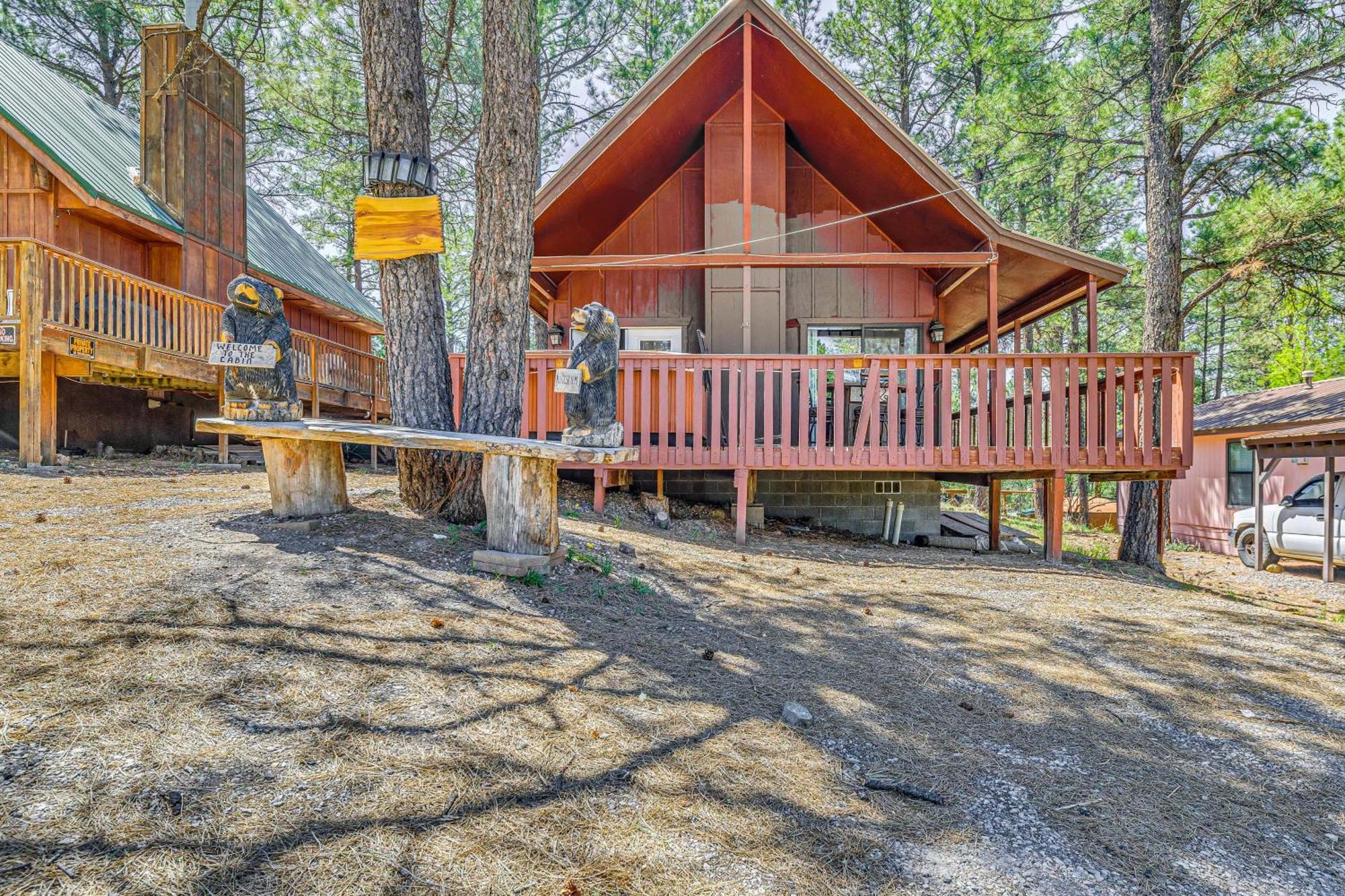 Ruidoso Family Cabin, Short Walk To Downtown! Esterno foto