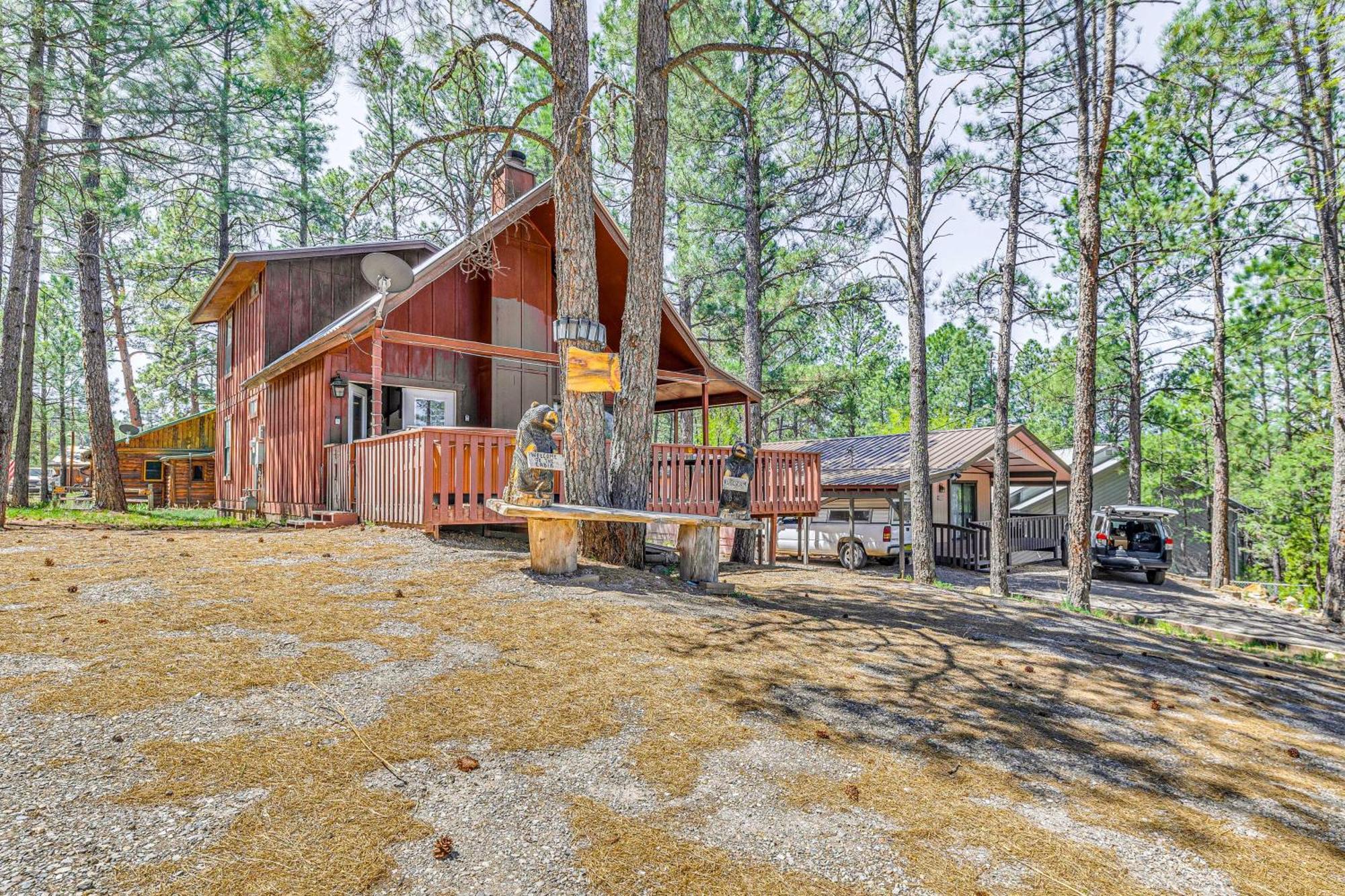 Ruidoso Family Cabin, Short Walk To Downtown! Esterno foto